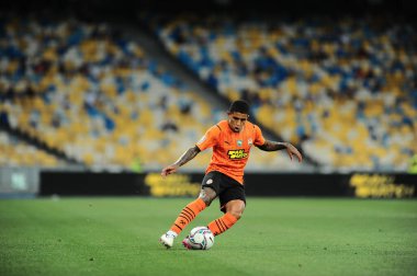 KYIV, UKRAINE - 24 JULY, 2021:Dodo during  the football match of Ukraine Premiere LeagueFC Shakhtar - FC Ingulec