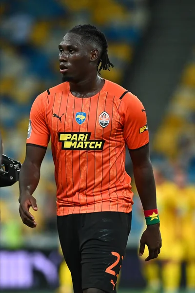 Kiew Ukraine Juli 2021 Lassina Traore Während Des Fußballspiels Der — Stockfoto