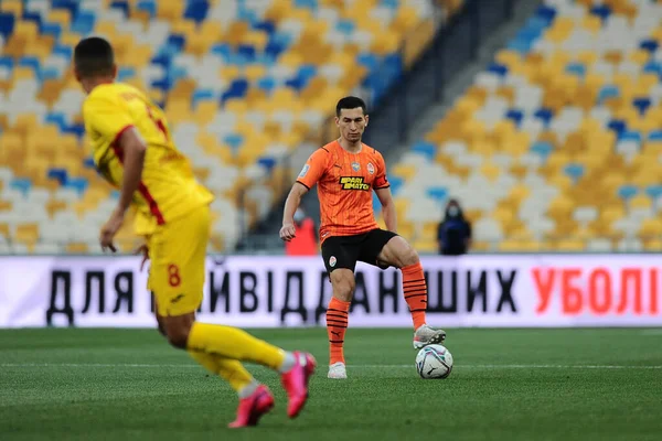 Kyiv Ukraine Juli 2021 Kapitein Middenvelder Taras Stepanenko Tijdens Voetbalwedstrijd — Stockfoto