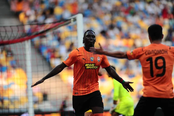 KYIV, UKRAINE - 24 JULY, 2021: Lassina Traore during the football match of Ukraine Premiere LeagueFC Shakhtar - FC Ingulec