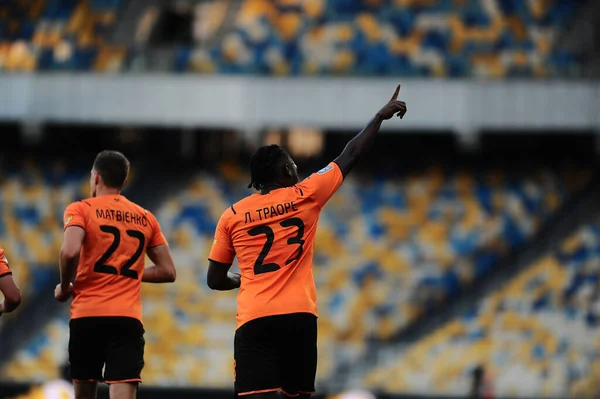 KYIV, UKRAINE - 24 JULY, 2021: Lassina Traore during the football match of Ukraine Premiere LeagueFC Shakhtar - FC Ingulec