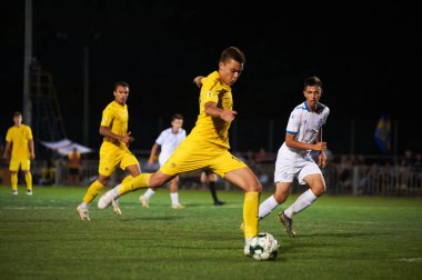 Kharkiv, Ukrayna - 5 Ağustos 2021: UPL Şampiyonası U19 Metallist 1925 - Chornomorec maçı