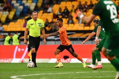 Kharkiv, Ukraine - August 6, 2021: midfielder Marcos Antonio (8). The football match of UPL championship FC Shakhtar vs Olexandria