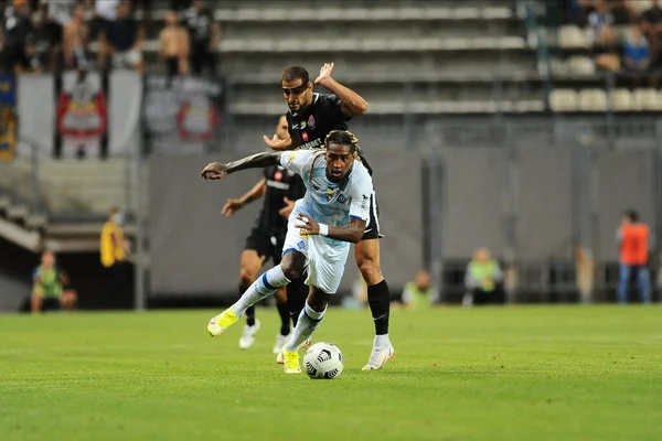 Zaporizhzhia Ukraine August 2021 Gerson Rodrigues Shahab Zahedi Football Match — Stock Photo, Image