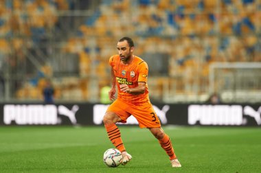 KYIV, UKRAINE - 13 Ağustos 2021, Ismaily. Shakhtar Donetsk - Metallist-1925 Kharkiv maçı