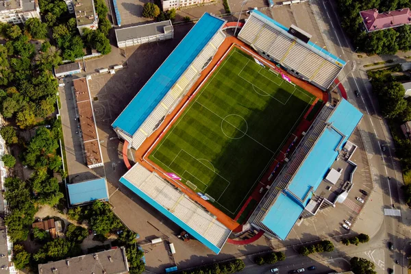 Zaporizhzhia Ukraine Dipercaya 2021 Arena Slavutich Stadion Sepak Bola Dekat — Stok Foto
