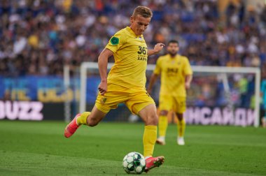 KHARKIV, UKRAINE - 22 AĞUSTOS 2021: FC Futbol karşılaşması Metalisti Obolon 'a karşı
