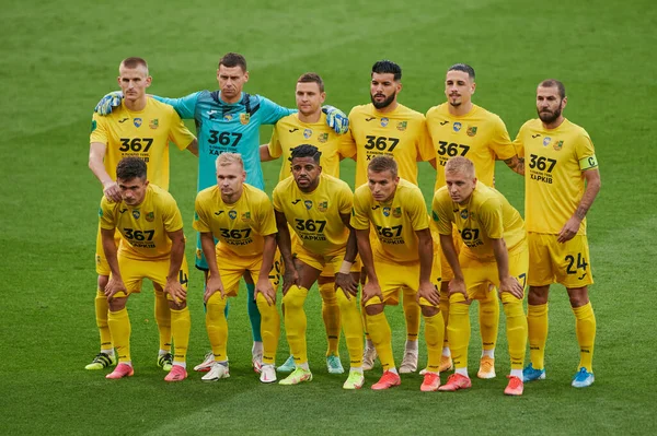 Kharkiv Ucrania Agosto 2021 Foto Del Equipo Metallista Partido Fútbol — Foto de Stock