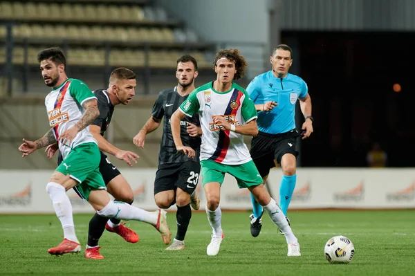 Saporischschschja Ukraine August 2021 Das Uefa Europa League Spiel Zorya — Stockfoto