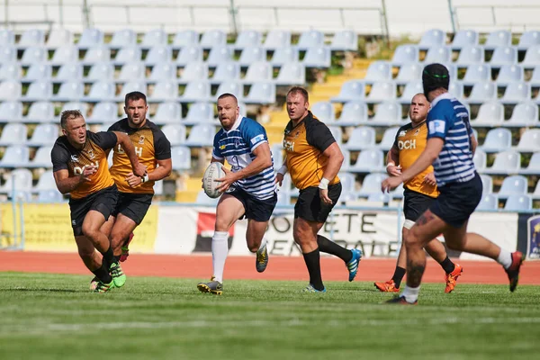 Kharkiv Ukraine September 2021 Rugby Match Ukrainian Championship Olymp Polytechnic — 스톡 사진