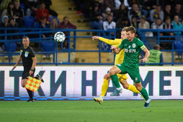 Kharkiv Ukraine September 2021 Voetbalwedstrijd Van Oekraïense Pfl Metal Vpk — Stockfoto