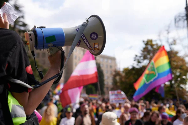 Kharkiv Ukraina September 2021 Kharkivs Horn Pride Gatorna Charkiv — Stockfoto