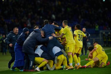 KHARKIV, UKRAINE - 21 Eylül 2021: Ukrayna Kupası FC Metalist FC Desna 'ya karşı futbol maçı