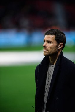 LEVERKUSEN, GERMANY - 17 ARALIK 2023: Xabi Alonso, FC Bayer 04 Leverkusen-Eintracht Frankfurt maçı Bayena 'da