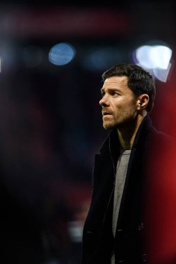 LEVERKUSEN, GERMANY - 17 ARALIK 2023: Xabi Alonso, FC Bayer 04 Leverkusen-Eintracht Frankfurt maçı Bayena 'da