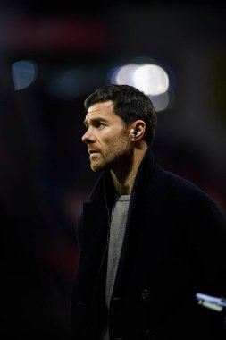 LEVERKUSEN, GERMANY - 17 ARALIK 2023: Xabi Alonso, FC Bayer 04 Leverkusen-Eintracht Frankfurt maçı Bayena 'da