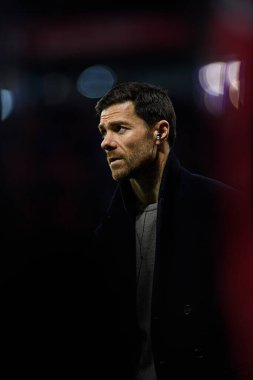 LEVERKUSEN, GERMANY - 17 ARALIK 2023: Xabi Alonso, FC Bayer 04 Leverkusen-Eintracht Frankfurt maçı Bayena 'da