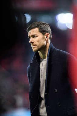 LEVERKUSEN, GERMANY - 17 ARALIK 2023: Xabi Alonso, FC Bayer 04 Leverkusen-Eintracht Frankfurt maçı Bayena 'da