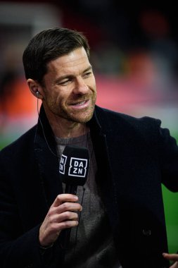 LEVERKUSEN, GERMANY - 17 ARALIK 2023: Xabi Alonso, FC Bayer 04 Leverkusen-Eintracht Frankfurt maçı Bayena 'da