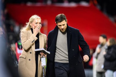 LEVERKUSEN, GERMANY - 17 ARALIK 2023: Xabi Alonso, FC Bayer 04 Leverkusen-Eintracht Frankfurt maçı Bayena 'da