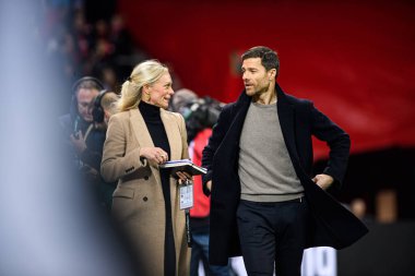 LEVERKUSEN, GERMANY - 17 ARALIK 2023: Xabi Alonso, FC Bayer 04 Leverkusen-Eintracht Frankfurt maçı Bayena 'da