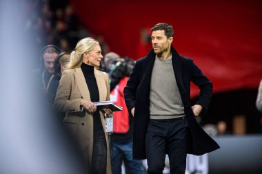 LEVERKUSEN, GERMANY - 17 ARALIK 2023: Xabi Alonso, FC Bayer 04 Leverkusen-Eintracht Frankfurt maçı Bayena 'da