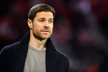 LEVERKUSEN, GERMANY - 17 ARALIK 2023: Xabi Alonso, FC Bayer 04 Leverkusen-Eintracht Frankfurt maçı Bayena 'da