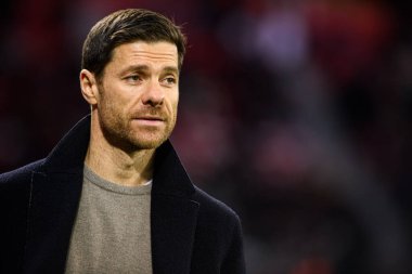 LEVERKUSEN, GERMANY - 17 ARALIK 2023: Xabi Alonso, FC Bayer 04 Leverkusen-Eintracht Frankfurt maçı Bayena 'da
