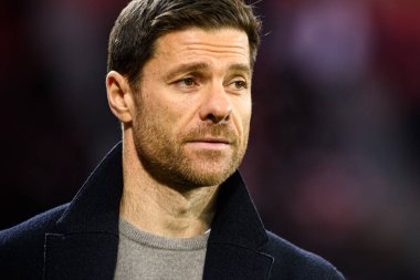 LEVERKUSEN, GERMANY - 17 ARALIK 2023: Xabi Alonso, FC Bayer 04 Leverkusen-Eintracht Frankfurt maçı Bayena 'da