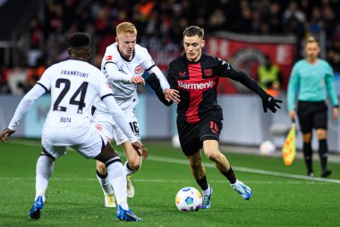 LEVERKUSEN, GERMANY - 17 ARALIK, 2023: Florian Wirtz, FC Bayer 04 Leverkusen-Eintracht Frankfurt maçı Bayena 'da