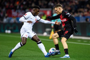 LEVERKUSEN, GERMANY - 17 ARALIK, 2023: Florian Wirtz, FC Bayer 04 Leverkusen-Eintracht Frankfurt maçı Bayena 'da