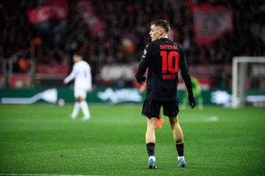 LEVERKUSEN, GERMANY - 17 ARALIK, 2023: Florian Wirtz, FC Bayer 04 Leverkusen-Eintracht Frankfurt maçı Bayena 'da