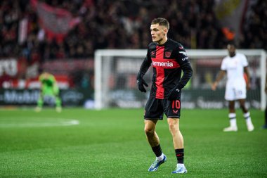 LEVERKUSEN, GERMANY - 17 ARALIK, 2023: Florian Wirtz, FC Bayer 04 Leverkusen-Eintracht Frankfurt maçı Bayena 'da