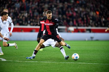 LEVERKUSEN, GERMANY - 17 ARALIK, 2023: Florian Wirtz, FC Bayer 04 Leverkusen-Eintracht Frankfurt maçı Bayena 'da
