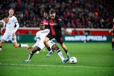 LEVERKUSEN, GERMANY - 17 ARALIK, 2023: Florian Wirtz, FC Bayer 04 Leverkusen-Eintracht Frankfurt maçı Bayena 'da