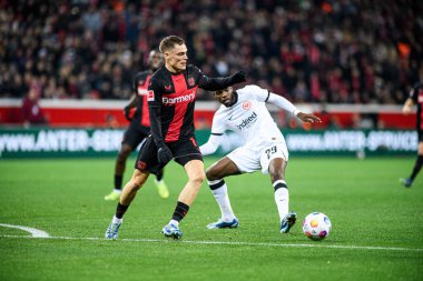 LEVERKUSEN, GERMANY - 17 ARALIK, 2023: Florian Wirtz, FC Bayer 04 Leverkusen-Eintracht Frankfurt maçı Bayena 'da