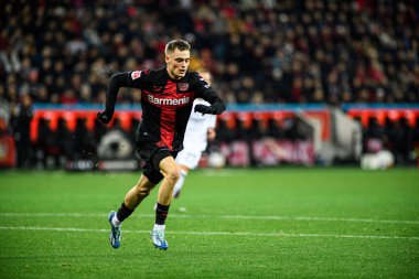 LEVERKUSEN, GERMANY - 17 ARALIK, 2023: Florian Wirtz, FC Bayer 04 Leverkusen-Eintracht Frankfurt maçı Bayena 'da