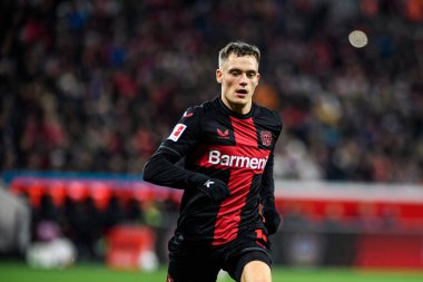 LEVERKUSEN, GERMANY - 17 ARALIK, 2023: Florian Wirtz, FC Bayer 04 Leverkusen-Eintracht Frankfurt maçı Bayena 'da