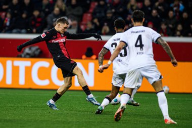 LEVERKUSEN, GERMANY - 17 ARALIK, 2023: Florian Wirtz, FC Bayer 04 Leverkusen-Eintracht Frankfurt maçı Bayena 'da