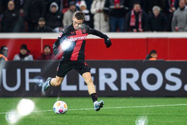LEVERKUSEN, GERMANY - 17 ARALIK, 2023: Florian Wirtz, FC Bayer 04 Leverkusen-Eintracht Frankfurt maçı Bayena 'da