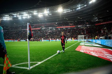 LEVERKUSEN, GERMANY - 17 ARALIK 2023: Alex Grimaldo, FC Bayer 04 Leverkusen-Eintracht Frankfurt maçı Bayena 'da