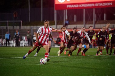 COLOGNE, GERMANY - 16 Ekim 2025: Laura Feiersinger - 1.FC Koeln Frauen-Bayer 04 Frauen-FRANZ-KREMER STADION