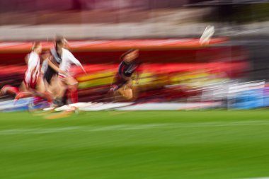 COLOGNE, GERMANY - 16 Ekim 2025: - 1.FC Koeln Frauen-Bayer 04 Frauen FRANZ-KREMER STADION