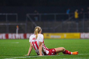 COLOGNE, GERMANY - 16 EKİM, 2025: Pauline Bremer - 1.FC Koeln Frauen-Bayer 04 Frauen-FRANZ-KREMER STADION