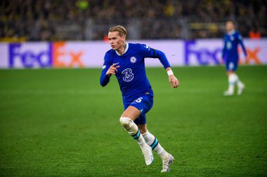 DORTMUND, GERMANY - 15.02.23: The match of match UEFA Champion League Borussia Dortmund vs FC Chelsea at SIGNAL IDUNA PARK