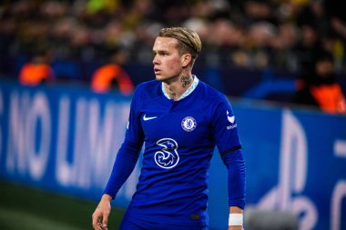 DORTMUND, GERMANY - 15.02.23: The match of match UEFA Champion League Borussia Dortmund vs FC Chelsea at SIGNAL IDUNA PARK