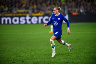 DORTMUND, GERMANY - 15.02.23: The match of match UEFA Champion League Borussia Dortmund vs FC Chelsea at SIGNAL IDUNA PARK