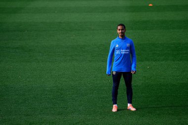 LEVERKUSEN, GERMANY - 20 Ekim 2025: Arthur - UEFA Şampiyonlar Ligi, Bayer 04 Leverkusen ön maç antrenmanı Bayarena 'da.