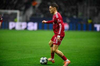 FRANKFURT, GERMANY - 22 EKİM, 2025: Florian Wirtz - UEFA Şampiyonlar Ligi, Deutsche Park 'ta SG Eintracht Frankfurt ile Liverpool FC karşılaşması.