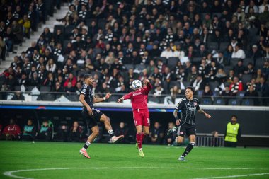 FRANKFURT, GERMANY - 22 EKİM, 2025: Federico Chiesa - UEFA Şampiyonlar Ligi, Deutsche Park 'ta SG Eintracht Frankfurt-Liverpool FC maçı.